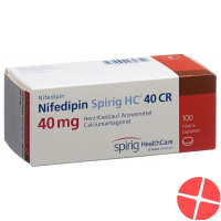 Nifedipine Spirig HC Matrixtabl CR 40 mg 100 pcs