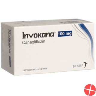 Invokana 100 mg 100 tablets