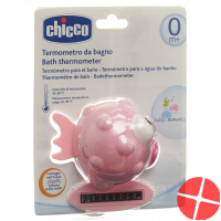 Chicco Bath Thermometer Globe Fish pink 0m +