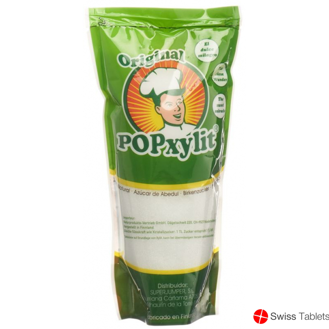 POPxylit original birch sugar from Finnish birch Ds 500 g