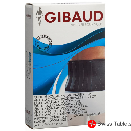 GIBAUD Anatomical lumbar anatomically 21cm Gr4 115-128cm