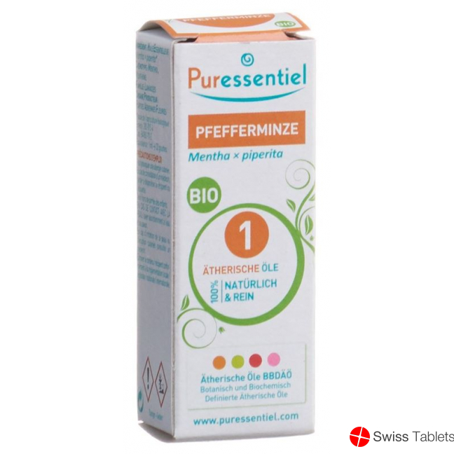 Puressentiel 10 ml peppermint essential oil bio