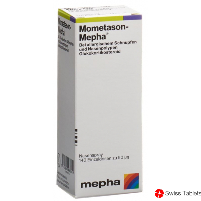 Mometasone nasal spray 50 mcg Mepha 140 Dos