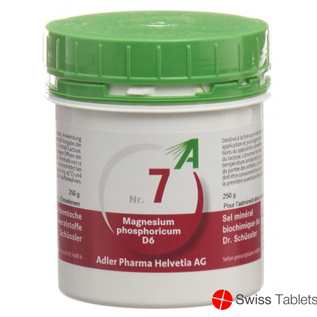 Adler Schüssler NR7 magnesium phosphoricum tbl D 6250 g