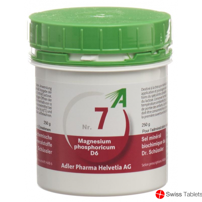 Adler Schüssler NR7 magnesium phosphoricum tbl D 6250 g