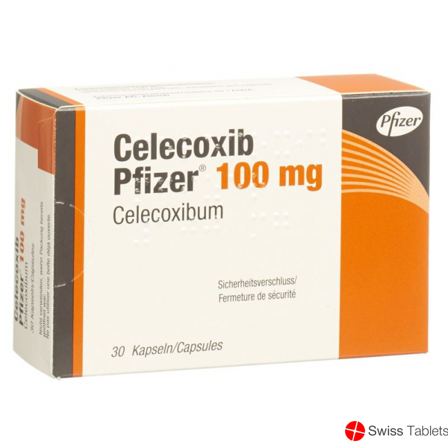 Celecoxib Pfizer Kaps 100 mg 30 pcs Celecoxib Pfizer Kaps 100 mg 30 pcs