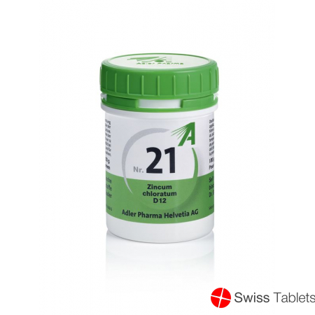 Adler Schüssler NR21 Zincum chloratum tbl D 12 100 g