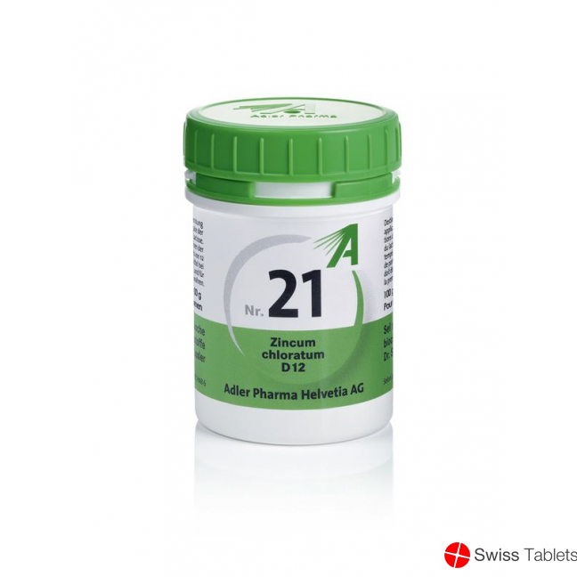 Adler Schüssler NR21 Zincum chloratum tbl D 12 100 g