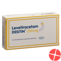 Levetiracetam DESITIN Filmtabl 250 mg 30 pcs Levetiracetam DESITIN Filmtabl 250 mg 30 pcs