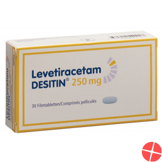 Levetiracetam DESITIN Filmtabl 250 mg 30 pcs