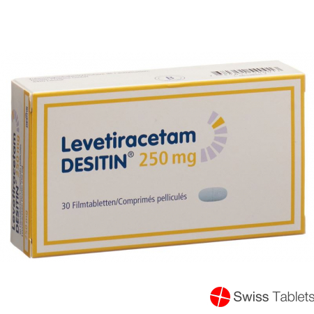 Levetiracetam DESITIN Filmtabl 250 mg 30 pcs