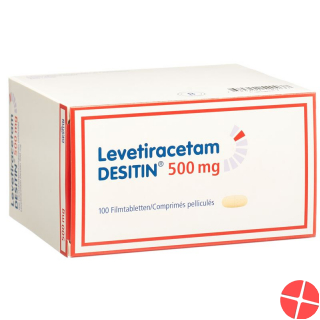 Levetiracetam DESITIN Filmtabl 500 mg 100 pcs