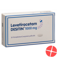 Levetiracetam 1000 mg DESITIN Filmtabl 30 pcs