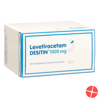 Levetiracetam 1000 mg DESITIN Filmtabl 100 pcs