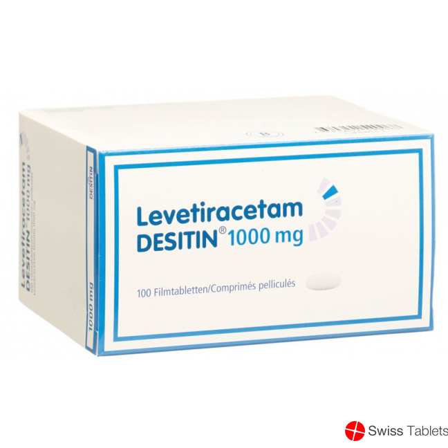 Levetiracetam 1000 mg DESITIN Filmtabl 100 pcs