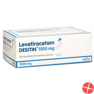 Levetiracetam 1000 mg DESITIN Filmtabl 200 pcs