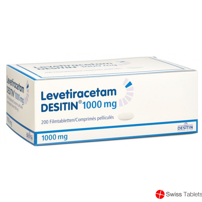 Levetiracetam 1000 mg DESITIN Filmtabl 200 pcs