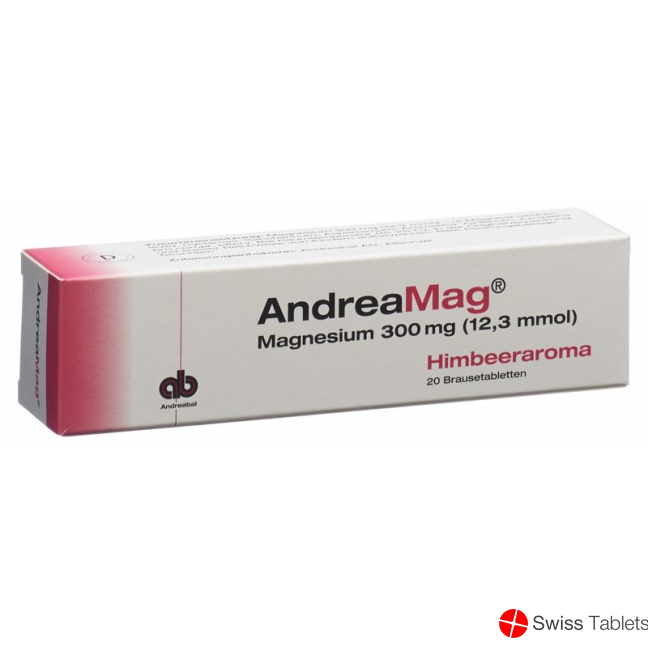 Andreamag Brausetabl 300 mg with raspberry flavor 20 pcs
