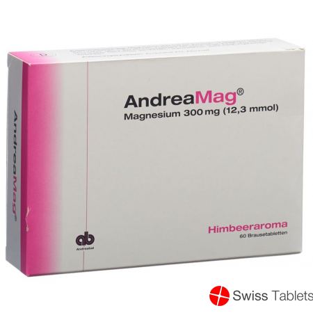 Andreamag Brausetabl 300 mg with raspberry flavor 60 pcs