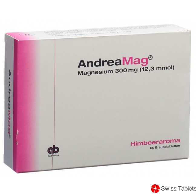Andreamag Brausetabl 300 mg with raspberry flavor 60 pcs