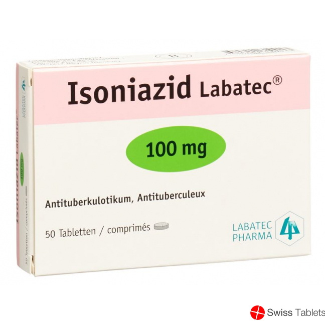 Isoniazid 100 mg tbl Labatec 50 pcs