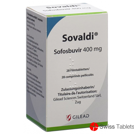 Sovaldi Filmtabl 400 mg Fl 28 pcs Sovaldi Filmtabl 400 mg Fl 28 pcs