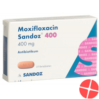 Moxifloxacin Sandoz Filmtabl 400 mg 5 pcs