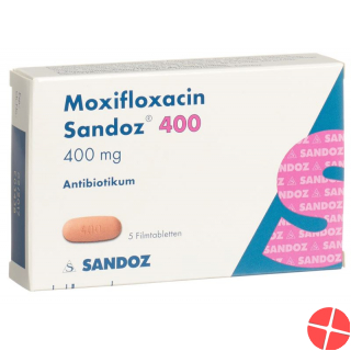 Moxifloxacin Sandoz Filmtabl 400 mg 5 pcs