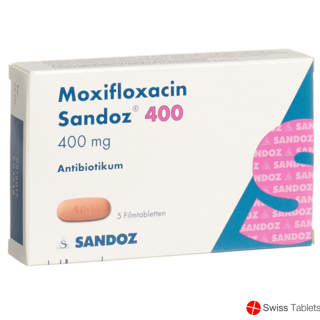 Moxifloxacin Sandoz Filmtabl 400 mg 5 pcs