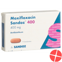 Moxifloxacin Sandoz Filmtabl 400 mg of 7 pcs