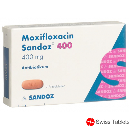 Moxifloxacin Sandoz Filmtabl 400 mg of 7 pcs