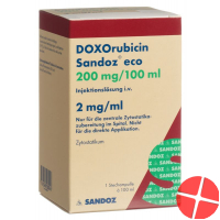 Doxorubicin Sandoz eco Inj Lös 200 mg / 100 ml 100 ml
