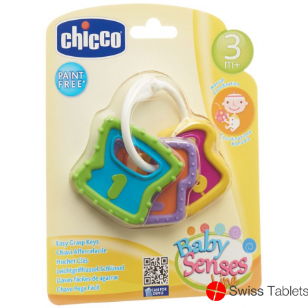 Chicco Easy grip rattle Key 3M +