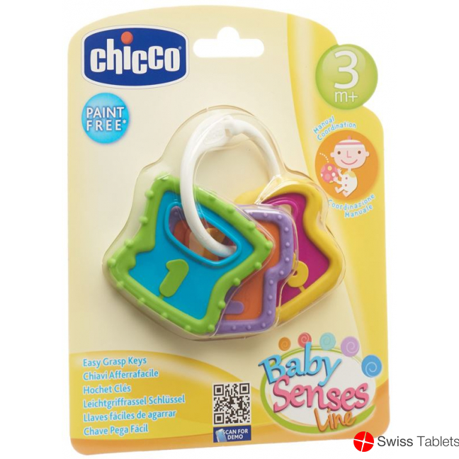 Chicco Easy grip rattle Key 3M +