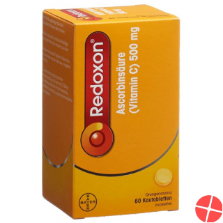 Redoxon Kautabl 500 mg orange flavor sugarless 60 pcs