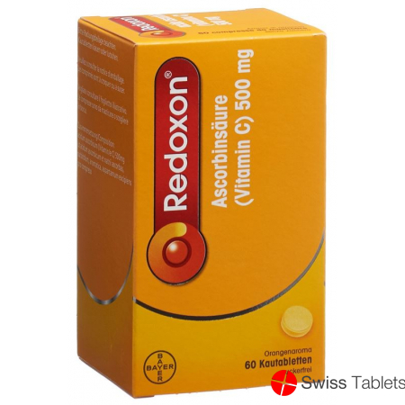 Redoxon Kautabl 500 mg orange flavor sugarless 60 pcs