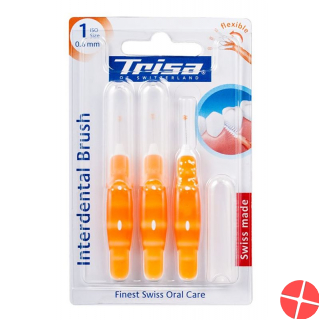 Trisa 0.8 mm ISO 1 3 pieces interdental brushes