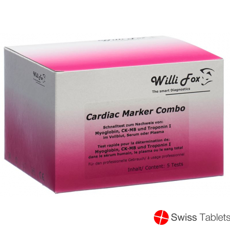Willi Fox Cardiac Marker ComboTest 5 pcs