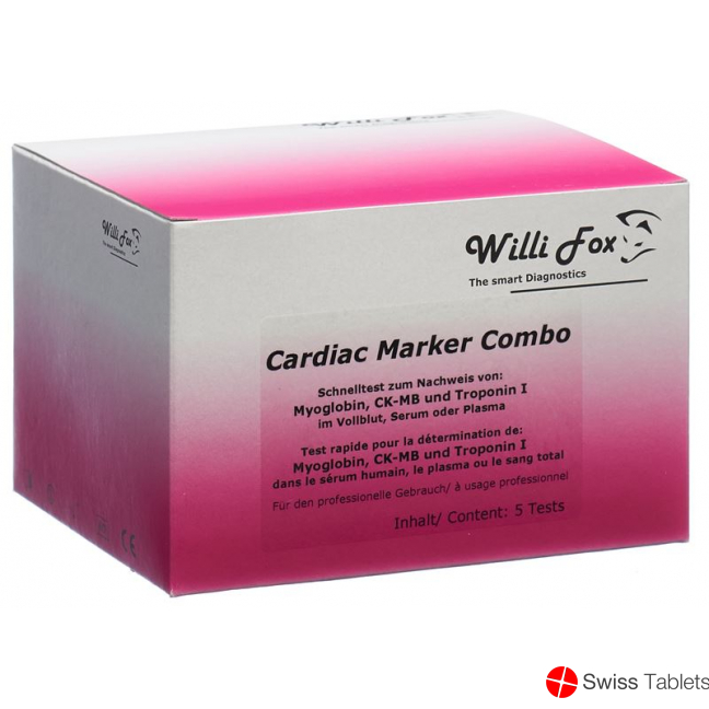 Willi Fox Cardiac Marker ComboTest 5 pcs