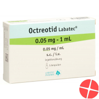 Octreotide Labatec Inj Lös 0.05 mg / ml 5 ml Amp 1 Octreotide Labatec Inj Lös 0.05 mg / ml 5 ml Amp 1