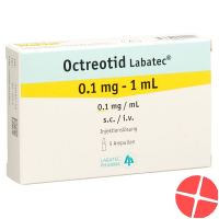 Octreotide Labatec Inj Lös 0.1 mg / ml 5 ml Amp 1
