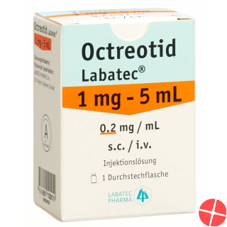 Octreotide Labatec Inj Lös 1 mg / 5ml Durchstf 5 ml