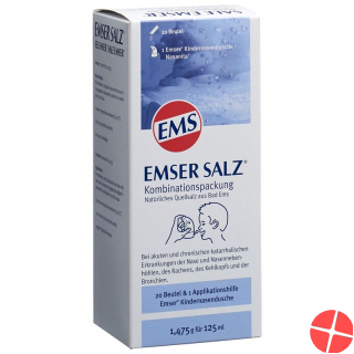 Emser salt Kombipack children nasal douche