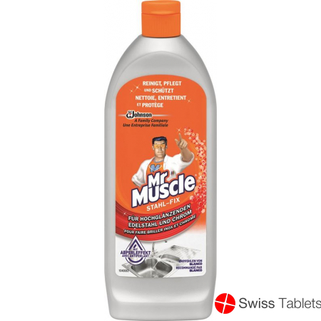 Mr Muscle chrome steel cleaner steel fixed 200 ml