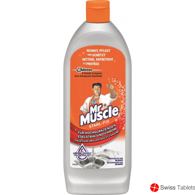 Mr Muscle chrome steel cleaner steel fixed 200 ml
