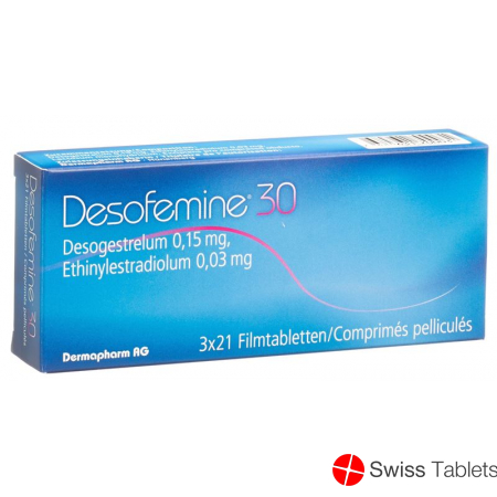Desofemine 30 Filmtabl 3 x 21 pcs Desofemine 30 Filmtabl 3 x 21 pcs