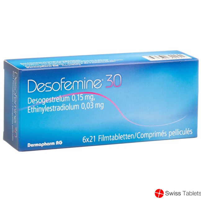Desofemine 30 Filmtabl 6 x 21 pcs Desofemine 30 Filmtabl 6 x 21 pcs
