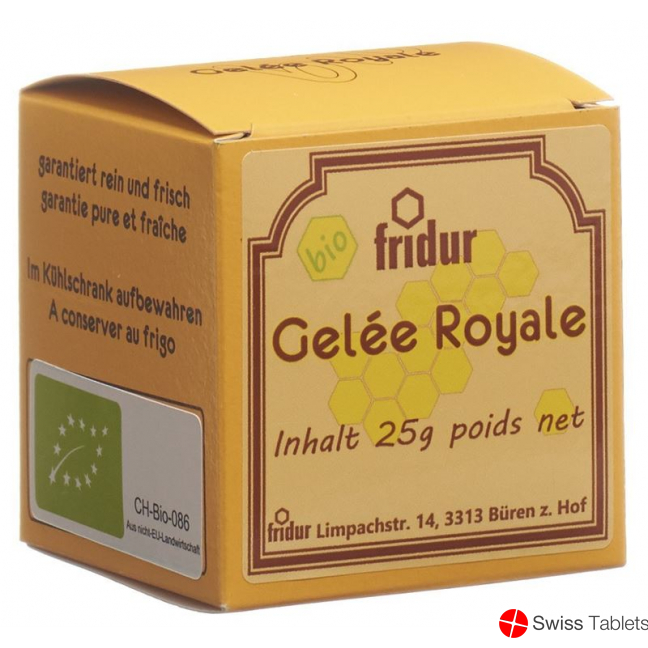 Fridur organic royal jelly-jar 25 g