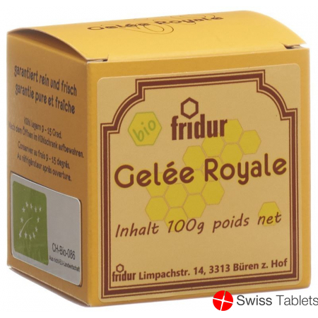 Fridur organic royal jelly-jar 100 g