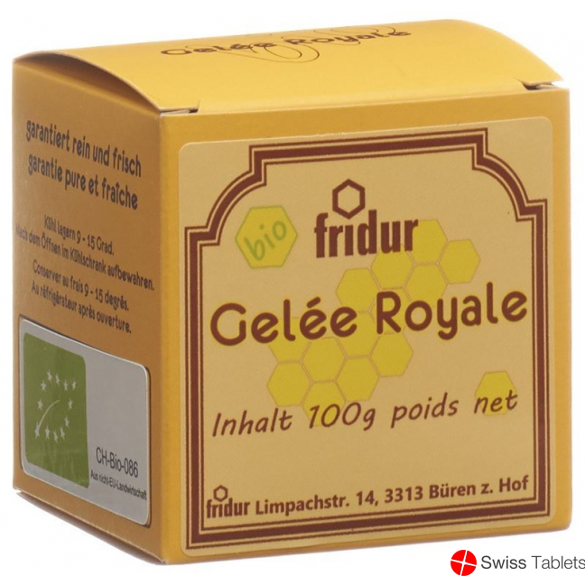 Fridur organic royal jelly-jar 100 g